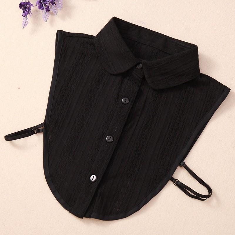 Fake Collar Children's Sweater Decoration Ruffle Edge Stand Collar Half Body Doll Collar Autumn Winter Spring Base Jacquard Cotton Shirt Round Neck