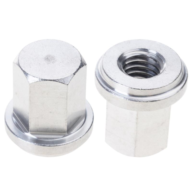 10PCS Corrosion Resistant Battery Post Nut Closed Top Designs Battery Terminals Part for Reliable Electrical Connection