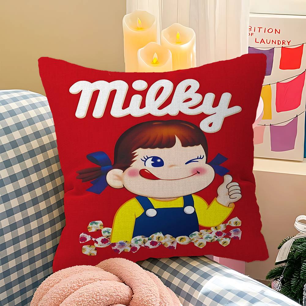 M-mil-ky W-way P-peko-Chan Kuddfodral Kuddöverdrag Dekor Kuddfodral Tryckt Kuddfodral För Soffa