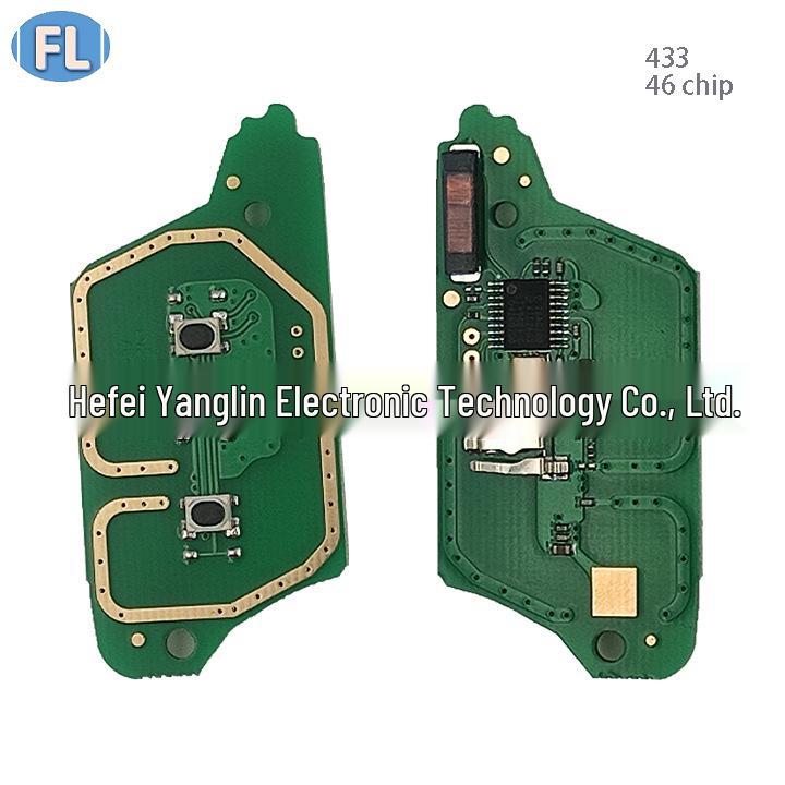 Kompatibler Renault 2-Tasten Klappschlüssel, 433 MHz Frequenz, 46 Chip, 7926 Lösung