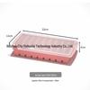 Silicone Ice Cube Tray with Lid: 4-Grid Frozen Soup & Food Storage Box