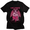 Man T Shirt Funny Baphomet Evil Satan Demon Tops Male Women Harajuku Cartoon GraphicTee Lucifer Goat Tshirt Short Sleeved Tees
