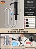 Sink Soap Dispenser Built-in Design Liquid Bottle. Soap Hydraulic Dispenser For Kitchen Kitchen Sink Soap Dispenser