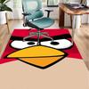 Red Birds Characters Collage Office Rug Chair Mat, Game Carpet, Suitable for Front Door, Bedroom, Living Room, Desk, Holiday Gift