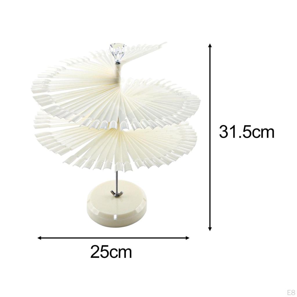 Colorful Nail Art Display Rack for Home and Salon Use