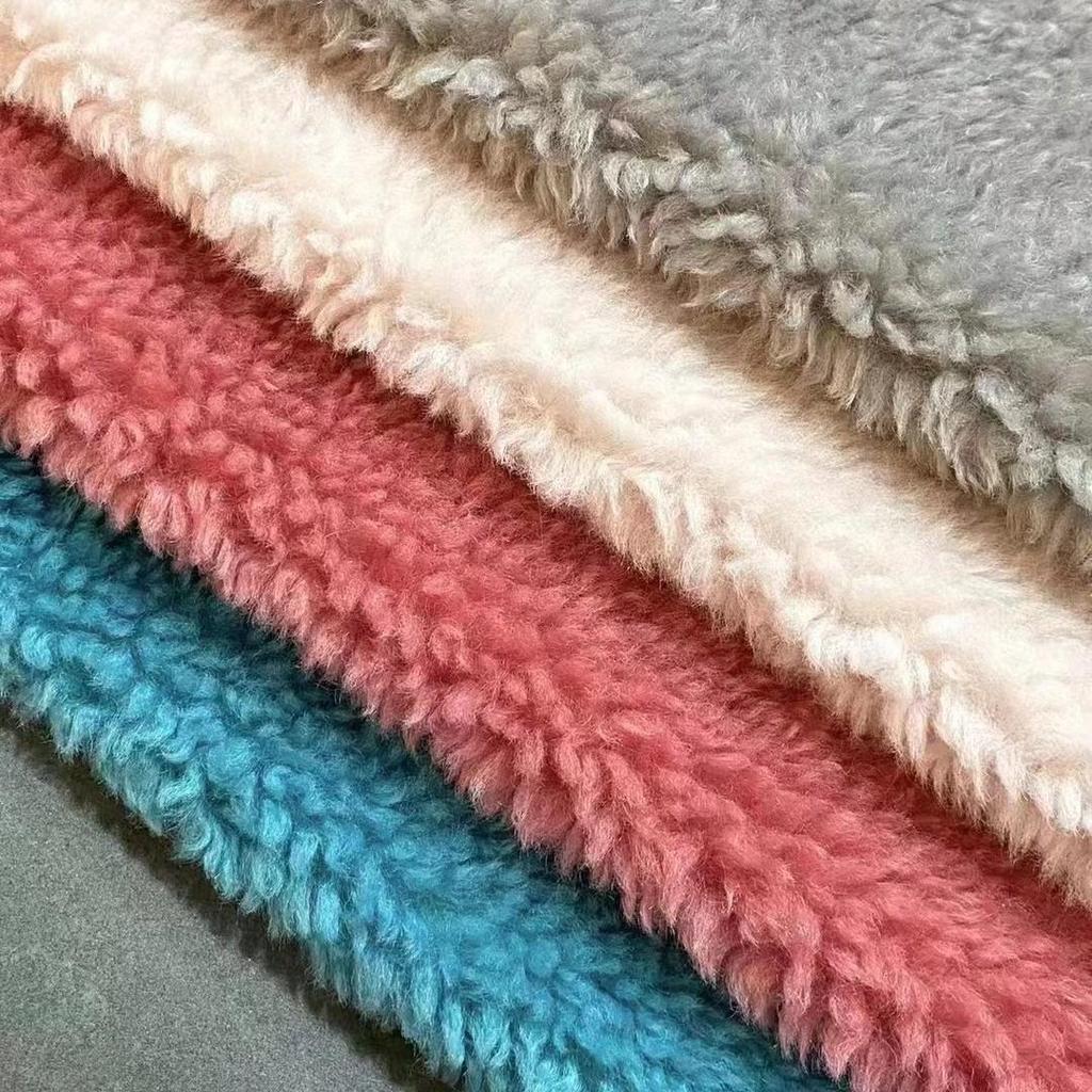 Icelandic Fleece Plush Fabric for Teddy Bears, Outerwear, Toys, Shoes, and Floor Mats