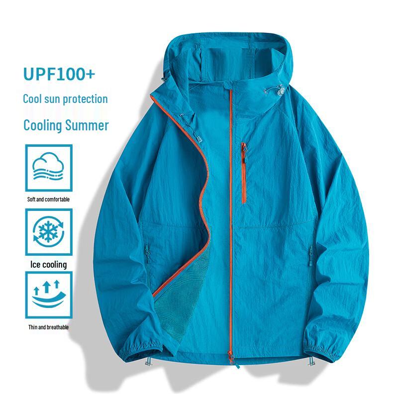 VUUG Unisex Ice Silk Hooded Sun Protection Jacket