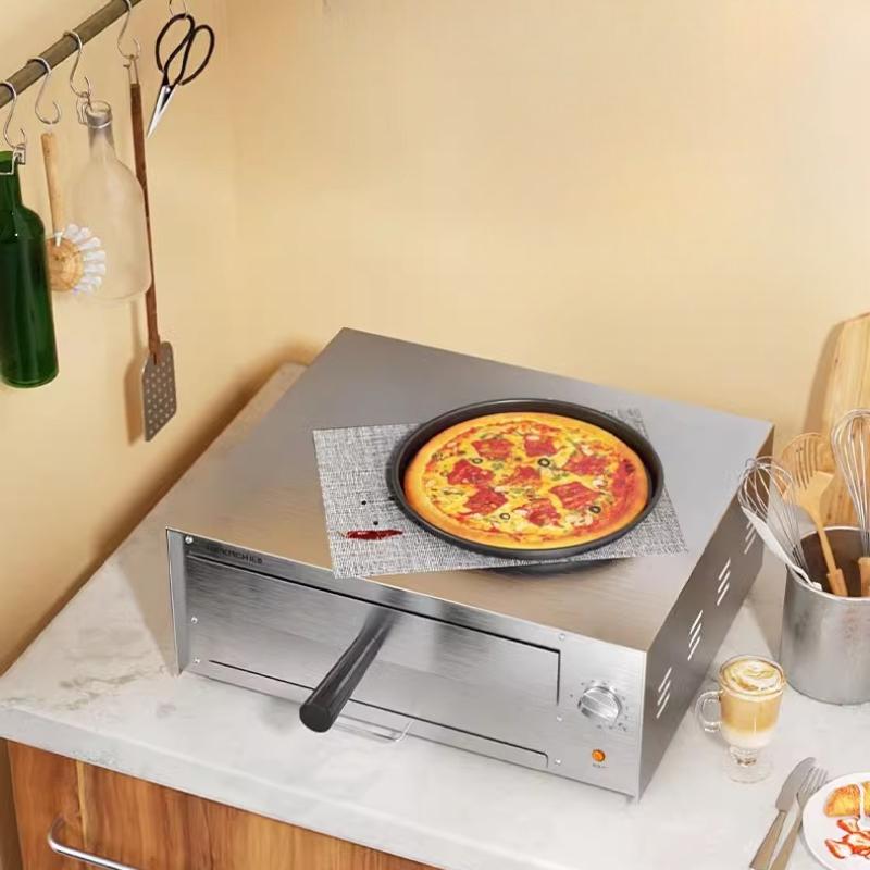 220V Pizza Stove Commercial Small Single Layer Thickened Electric Oven Bread Cake Oven