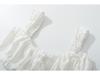 2026 Women's French Style Lace Patchwork Slim Camisole Top & High Waist Skirt Set