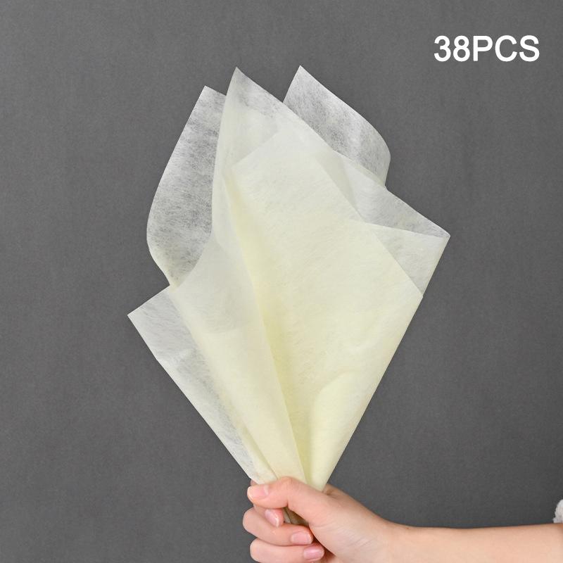 Flower Packaging Paper Translucent Milk Cotton Lining Paper For Florist Wrapping Bouquet Wedding Soft Colorful Decorative Paper