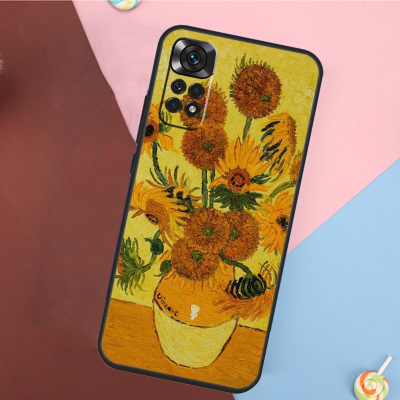 Van Gogh Oil Painting Cover For Xiaomi Redmi Note 14 13 12 9 10 11 Pro 9S 10S 11S 12S Redmi 14C 10C 12C 13C Case