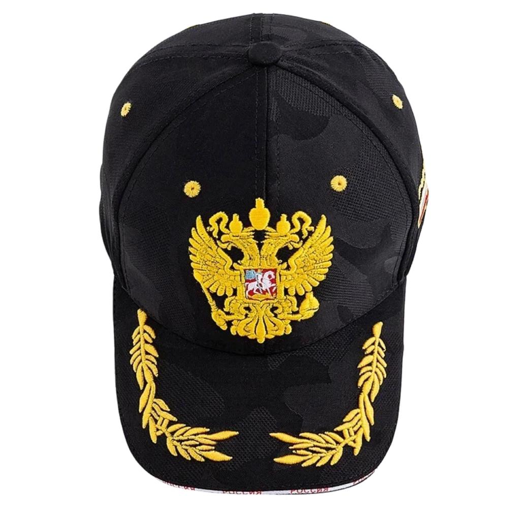 Unisex Caps Russian Double-Headed Eagle Flag Emblem Embroidery Baseball Cap For Men Women Casual Outdoor Sports Hat Cap
