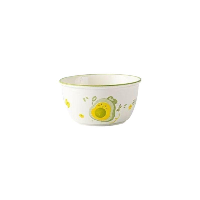 Adorable Avocado Ceramic Rice Bowl - Perfect for Home Dining and New Product Launch