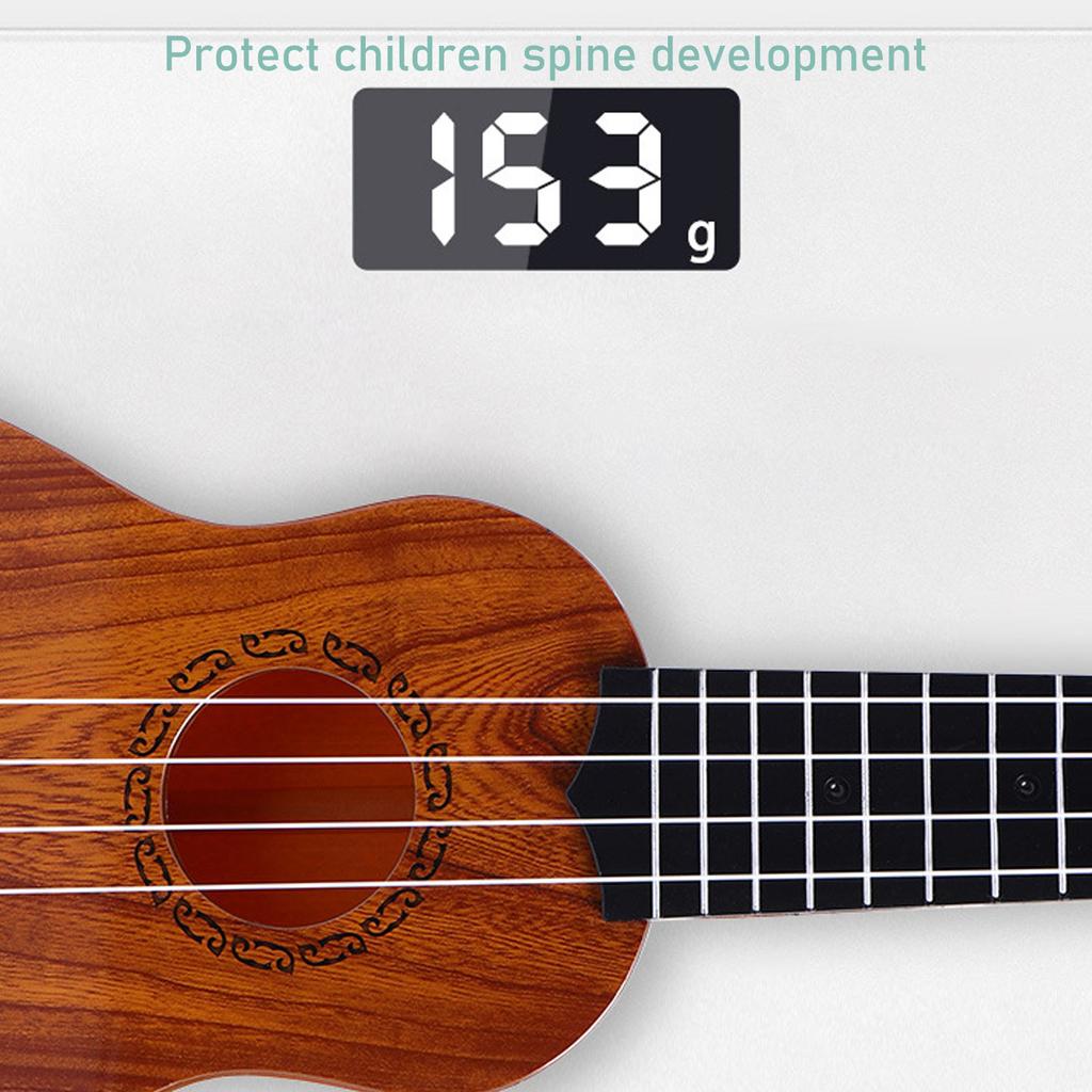Kids Ukulele Guitar 4 String Educational Lifelike Portable Musical Ukulele Toy for Beginners Type 1