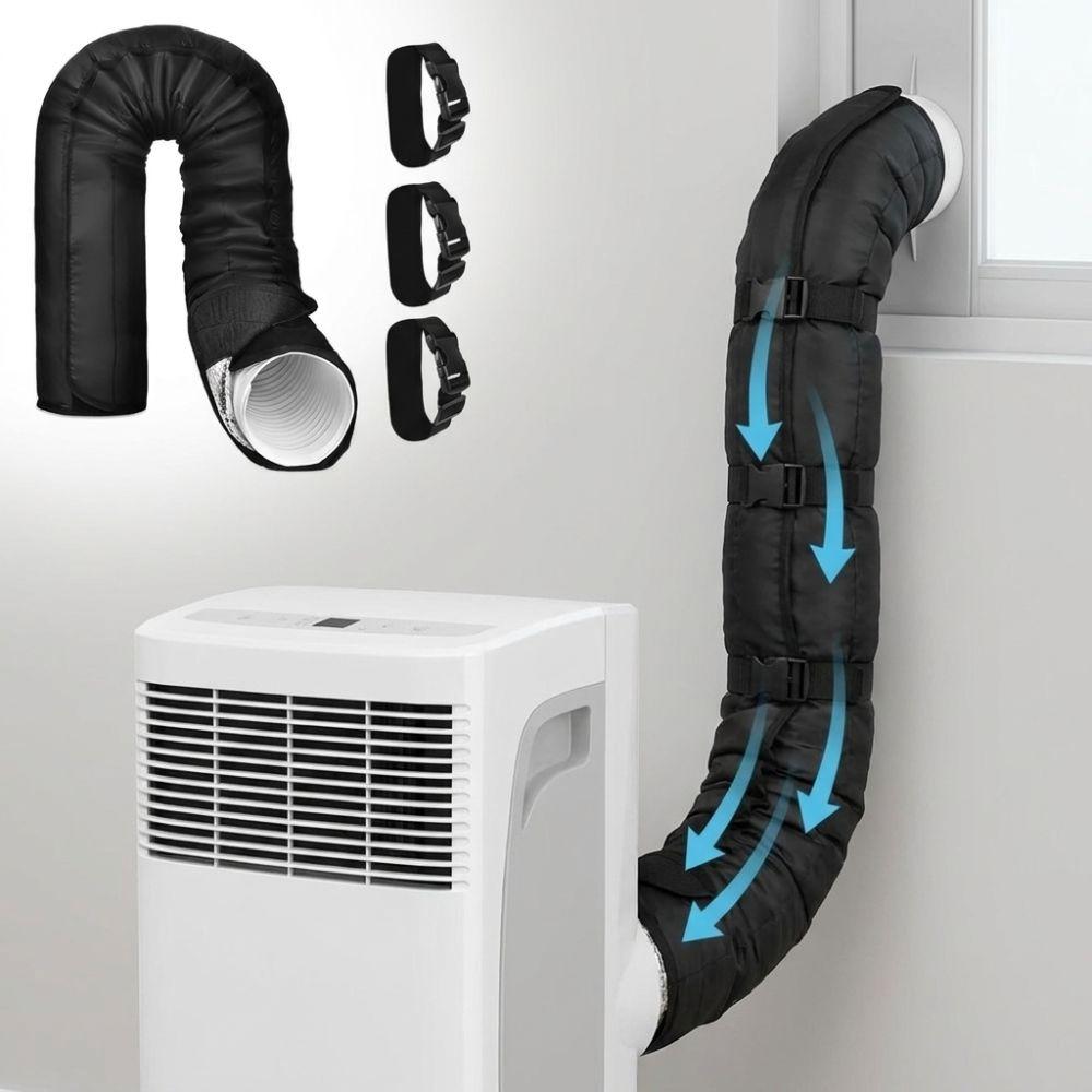 Heat Resistant AC Hose Insulation Sleeve Waterproof AC Exhaust Pipe Thermal Cover  Household
