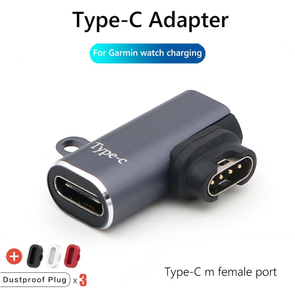 Charger Adapter Type C/IOS/Micro USB Converter For Garmin Fenix 7 7x 5s 6 6X 6S 5 Venu 2 2S SQ Forerunners 45 245M Charger Plug