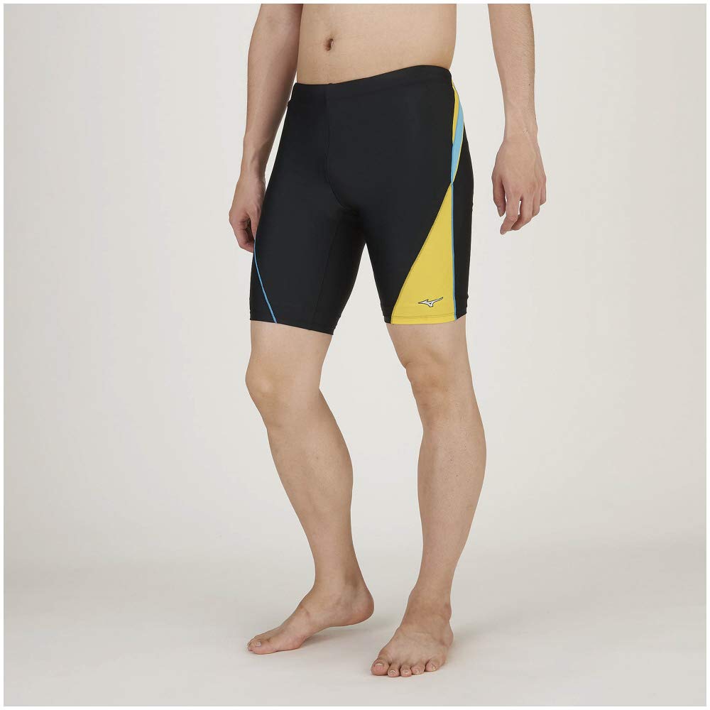 

MIZUNO Фитнес Полушорты Маленький Мужской Купальник, (Внутренний шов 21 см/3D чашки), N2JB0112, Цвет Желтый, Размер