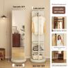 Oujian Rotating Full-Length Mirror with Storage Rack