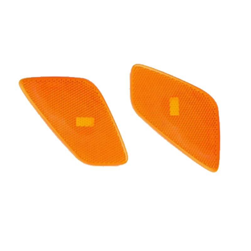 2PCS Front Bumper Fog Light For Jeep Wrangler TJ 1997-2006 Side Marker Turn Signal Cover (No Bulb) Reflector Light 55155628AB