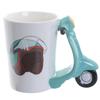 3D Motorcycles Hand Ceramic Mug Creative Locomotives Coffee Gifts for Kids