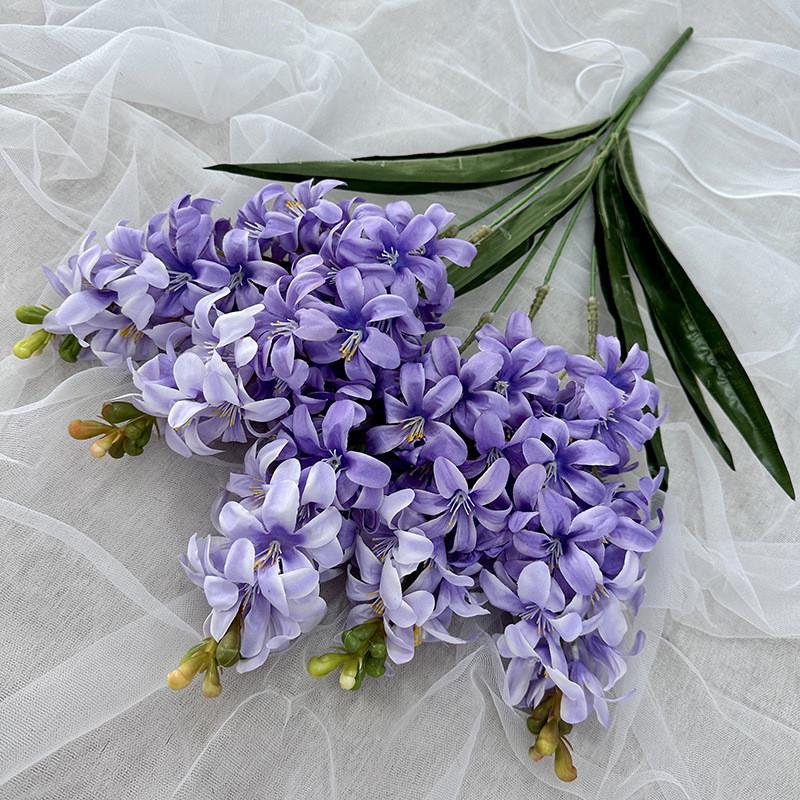 Hyacinth Flower Artificial Wedding Hotel Restaurant Decoration Ornament Desktop