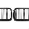 2 Pezzi Griglia Anteriore a Doppio Rene Parte di Ricambio 51138195152/51138195151 Installazione Facile Sostituzione