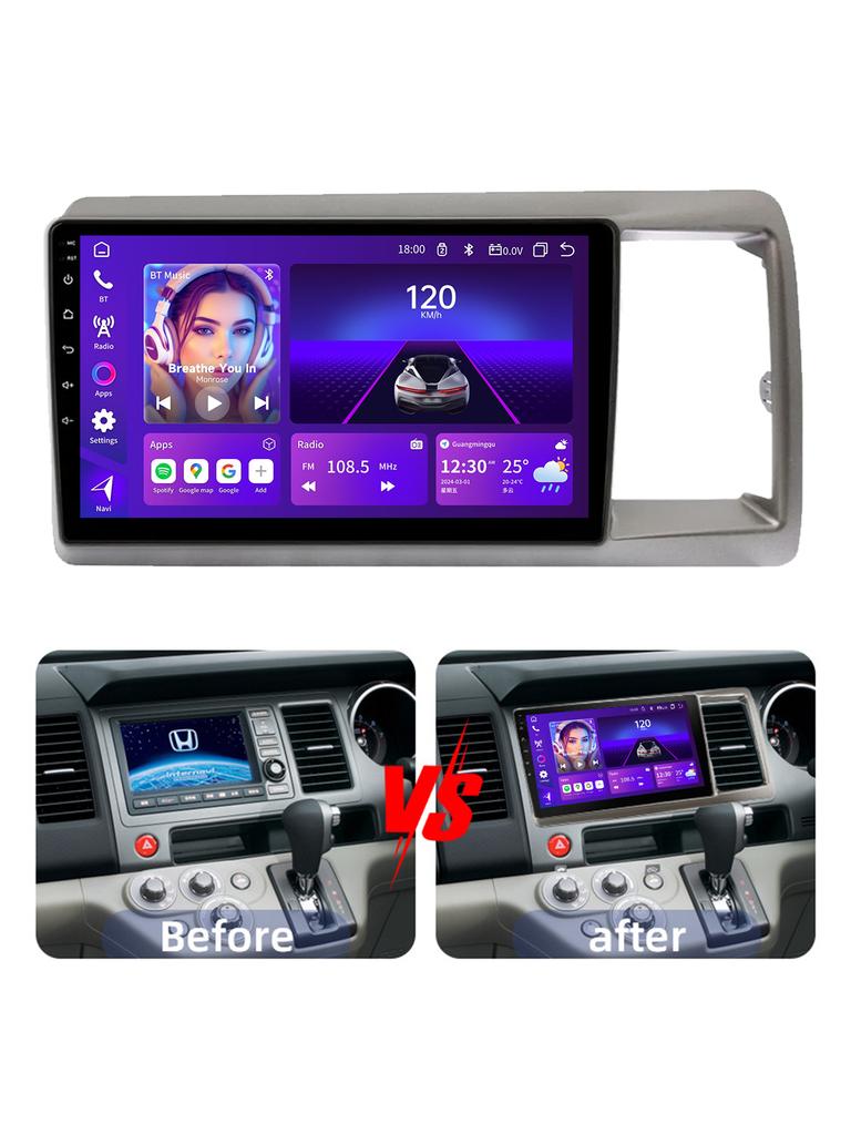Toyousonic Car Video Player for Honda Crossroad 2007-2010 GPS Navigation Built-in Dsp Carplay Autoradio Android Head Unit
