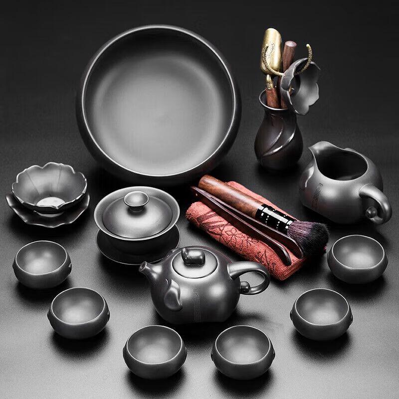 Qiuqiao Zisha Kung Fu Tea Set One Size