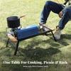 Camping Table Sturdy Portable Stable for Backyard Gatherings