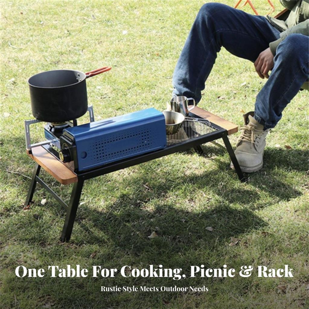 Camping Table Sturdy Portable Stable for Backyard Gatherings