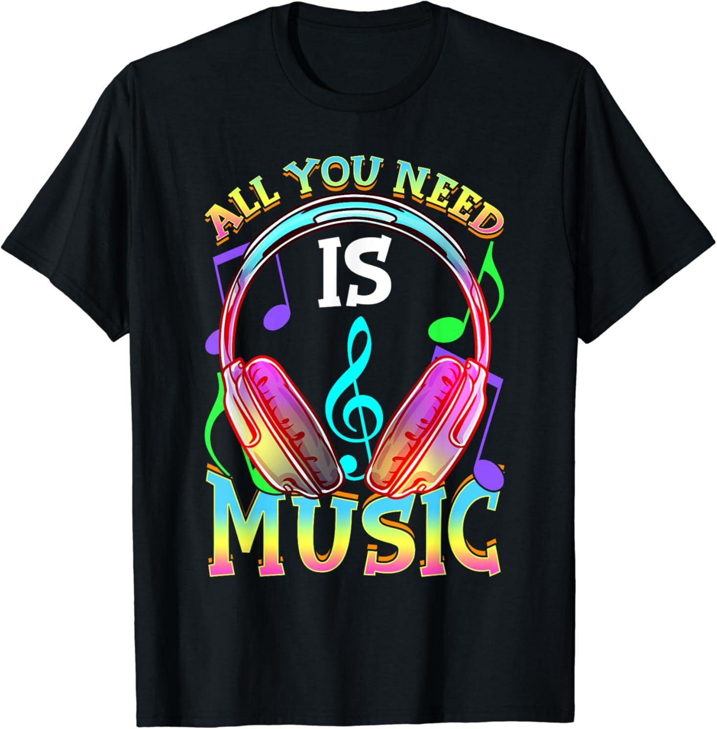 

The new product requires music. DJ headphones - T-shirts for music enthusiasts, producers, rock, hip-hop and punk shirts. 4XL