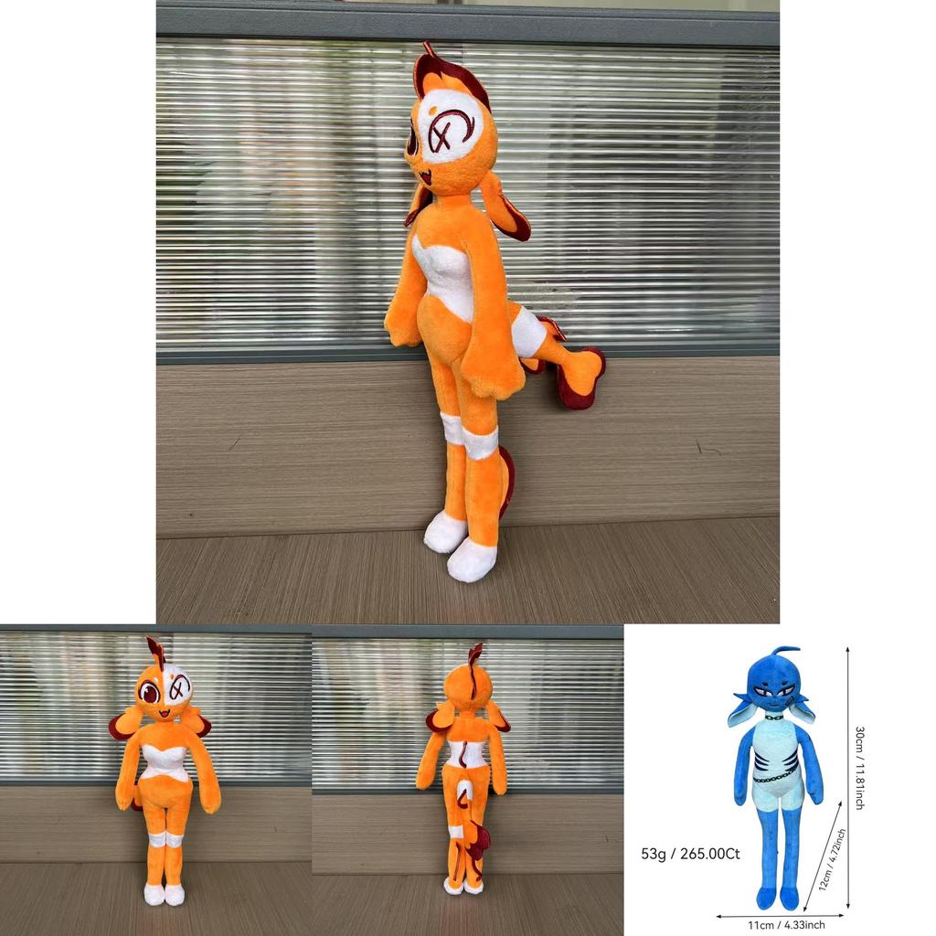 Plush Clownfish Toy With Soft Crystal Fiber Filling For Kids And Collectors