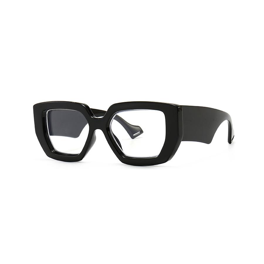 

Модные женские солнцезащитные очки с большой квадратной оправой черного цвета, прозрачные линзы, повседневные, для отпуска, декоративные очки