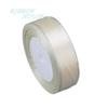 (25 Yards/Rolle) Weißes Silberkanten Satinband Großhandel hohe Qualität Geschenkverpackung Weihnachtsband (6/10/20/25/40mm)