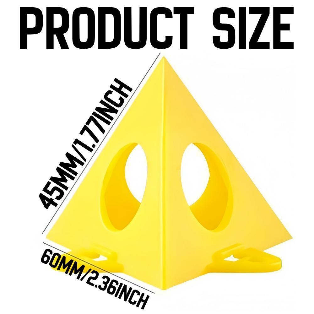 1-50PCS Pyramid Shaped Triangular Bracket Mini Cone Woodworking Spray Painting Door Plank Support Cushion Block Paint Tools