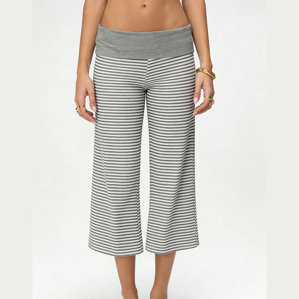 Ladies' Color Casual Pants, Fashionable And Trendy Five Quarter Shorts