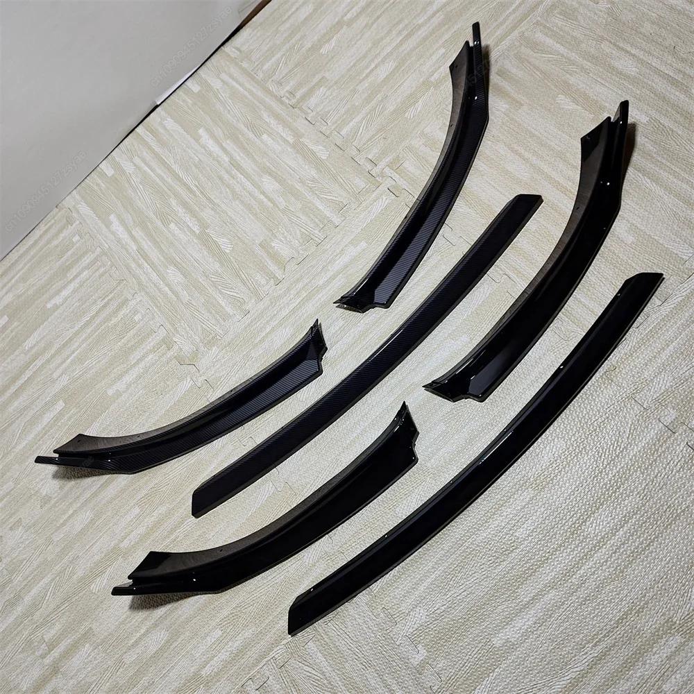 Maxton Style Car Front Bumper Splitter Lip Diffuser Body Kit ABS Spoiler Guard For VW Golf 6 MK6 Standard TSI TDI MPI 2008-2013