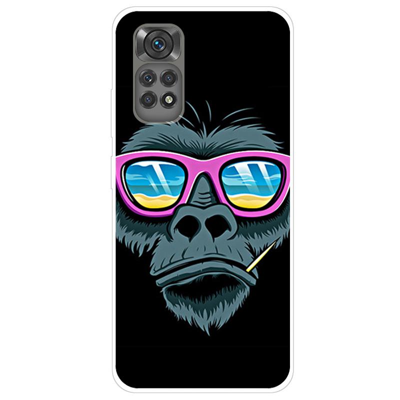 Für Xiaomi Redmi Note 11 Pro 5G 11S Globale Telefonhülle Xiomi Red mi Note11 11pro 4G Silikon-Rückseiten-Schutzhülle aus schwarzem TPU