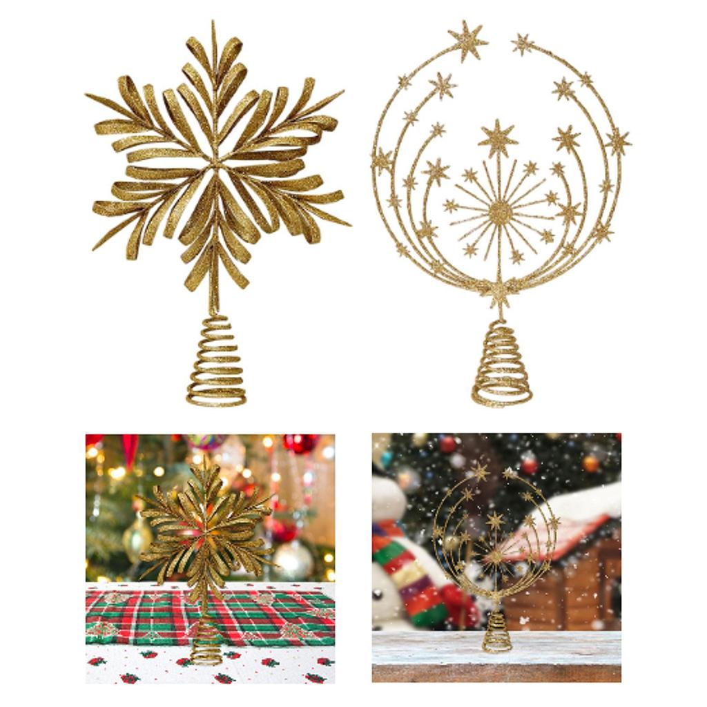 Christmas Tree Topper Funny Versatile Creative Easy to Use Classic Reusable Ornament for Festival Outdoor Photo Props Home Party