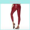 Style High Waist Faux Leather Pants For Women With Tummy Control And Slim Fit