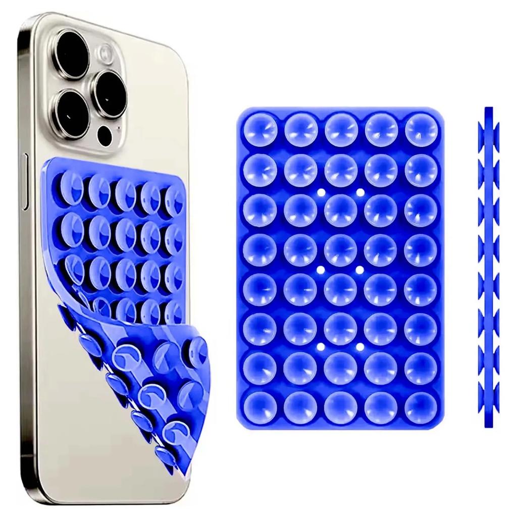 Silicone Suction Cup Phone Case Holder Double-Sided Hands Free Strong Grip Holder For Phone Selfies And Videos
