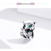 Korean Style S925 Sterling Silver Cute Fox Bead Accessory