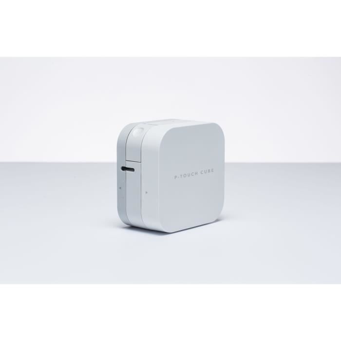 Cube Etiqueteuse Compacte - BROTHER PT-P300BT P-Touch Se Connecte Facilement Aux Smartphones Et Tablettes Jusqu'à 12 Mm