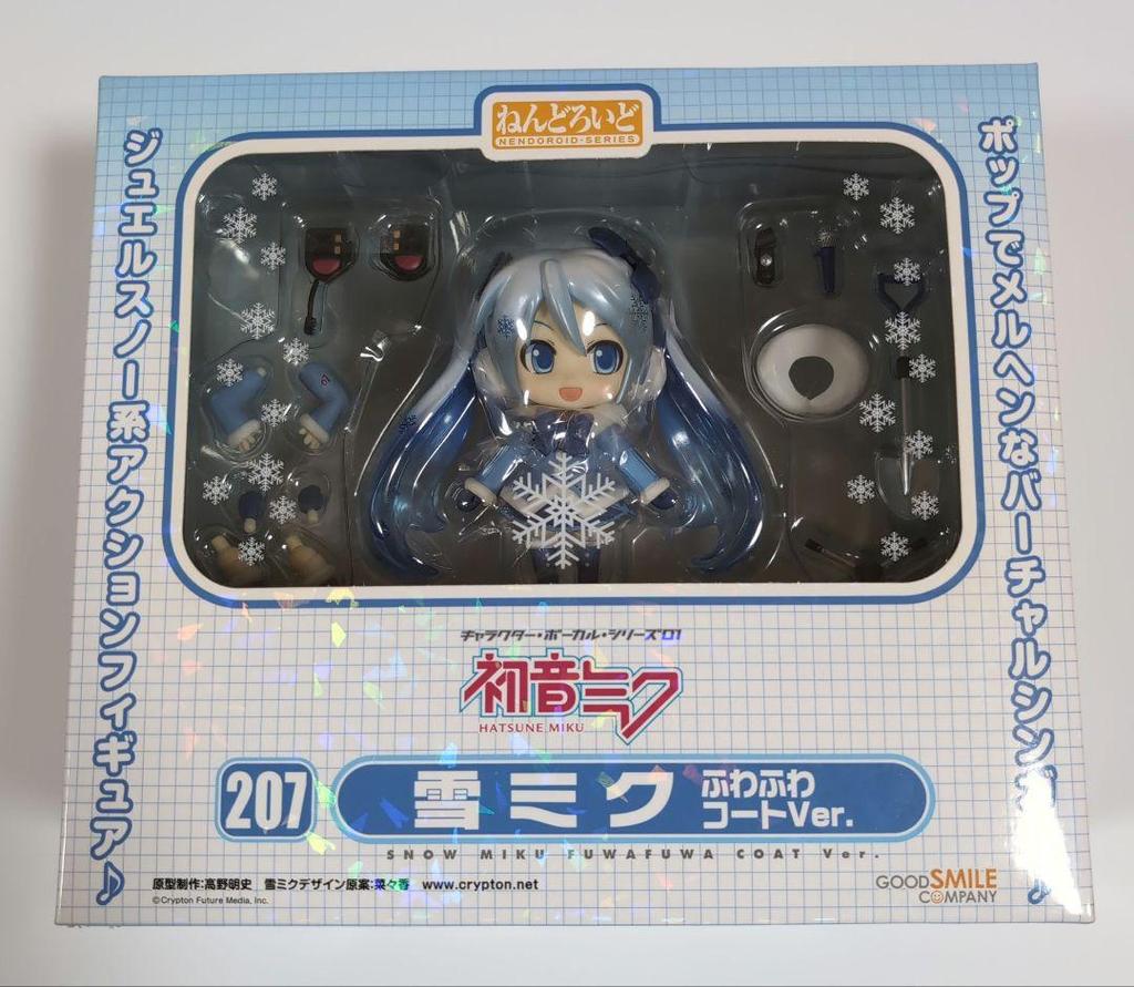 [USED] Nendoroid 207 Snow Miku Fluffy Coat Ver. with Correction Parts