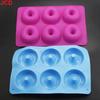 JCD 6 Holes Silicone Donut Mold Bagel Pan Non Stick Baking Heat Resistance Mini Cupcake Mould Doughnut Maker Pan Baking Tool