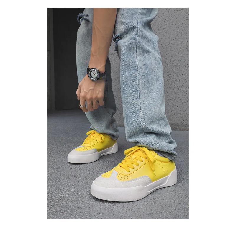 Style Skate Summer New Lightweight High Quality Height Increasing Insole Trendy Casual Men'S Shoes