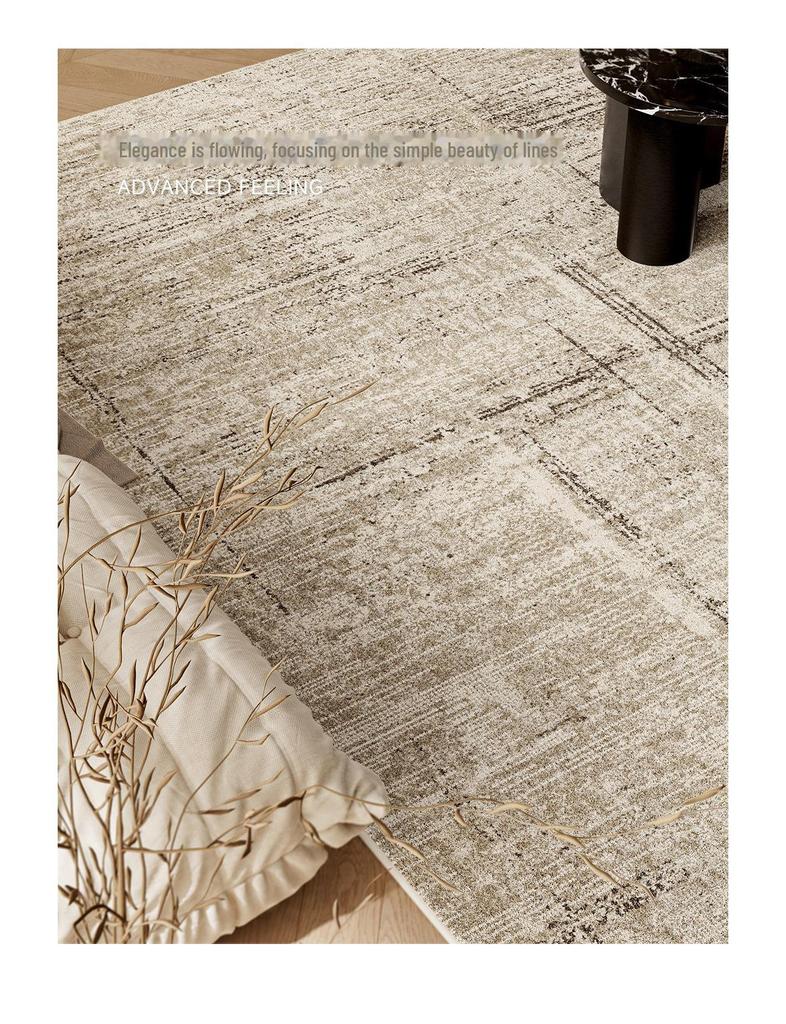 2024 Italian Minimalist Waterproof Carpet: Dirt-Resistant, Easy-Care Luxury for Living Room or Bedroom