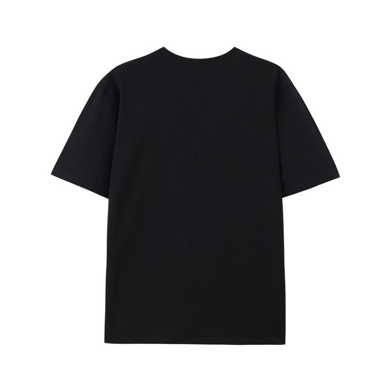 European sizes Men'S Fashion Black T-Shirt with Soccer Player Print, Casual And Comfortable Soft Fabric, Suitable for Daily Wear