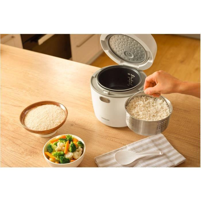 Cuiseur à riz - SENCOR - SRM 0670WH - 350 W - 0,6 L - Blanc