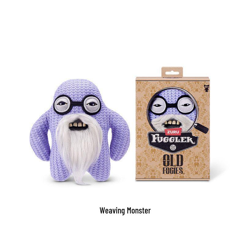 Fuggler Old Rascal Plush Monster: Ugly-Cute Quirky Gift Toy 20cm